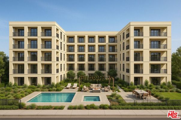 Exterior, Facade, Pool, Condo Building