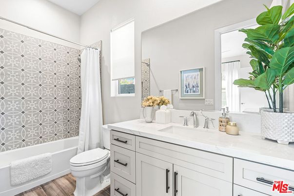 Bathroom, Interior, Wood Texture Flooring