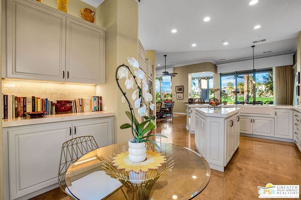 Dining room, Interior, Kitchen, Pendant Lights, Recessed Lighting, Wood Texture Flooring
