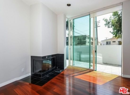 Fireplace, Interior, Recessed Lighting, Wood Texture Flooring