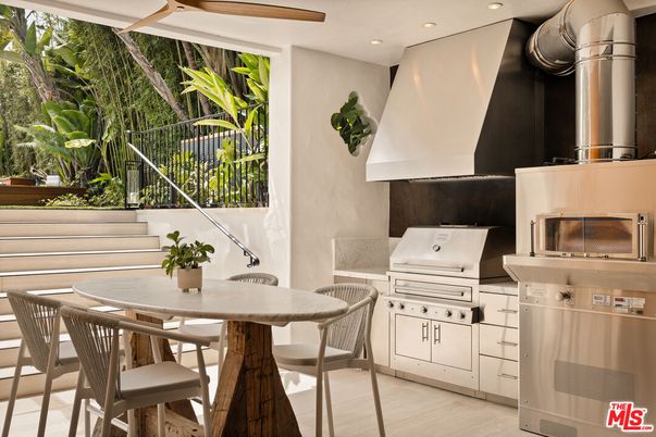 Dining room, Fireplace, Interior, Recessed Lighting