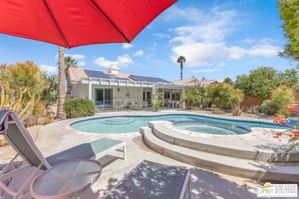Exterior, Pool, Solar Panels