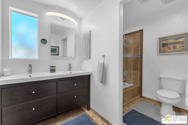 Bathroom, Dual Sink Vanities, Glass Shower, Interior