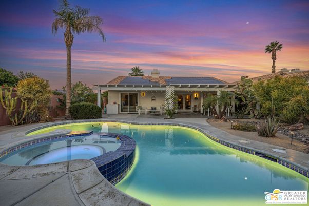 Exterior, Pool, Solar Panels