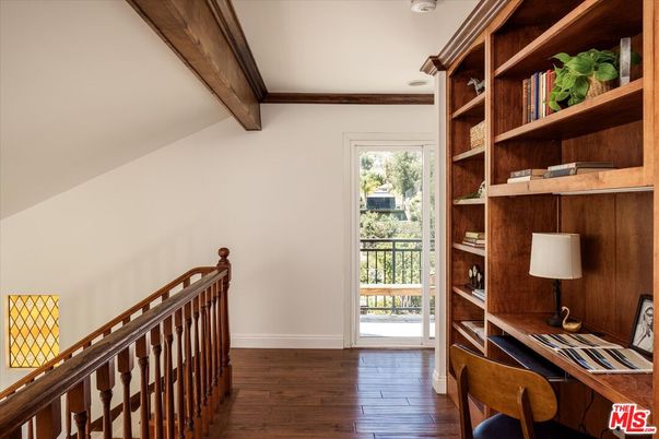 Home Office, Interior, Wooden Beams, Wood Texture Flooring