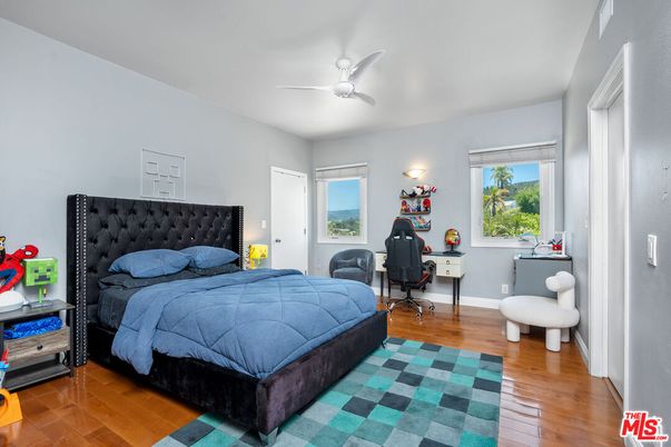 Bedroom, Home Office, Interior, Wood Texture Flooring
