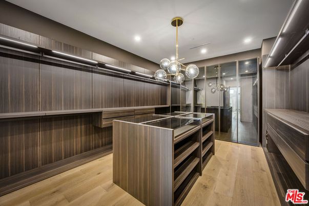 Interior, Pendant Lights, Recessed Lighting, Walk-in Closets, Wood Texture Flooring