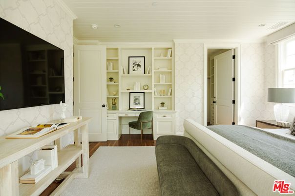 Bedroom, Home Office, Interior, Wood Texture Flooring