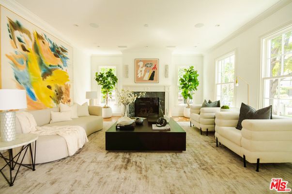 Fireplace, Interior, Living room, Recessed Lighting