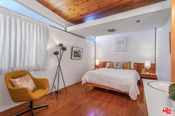 Bedroom, Interior, Wooden Ceilings, Wood Texture Flooring