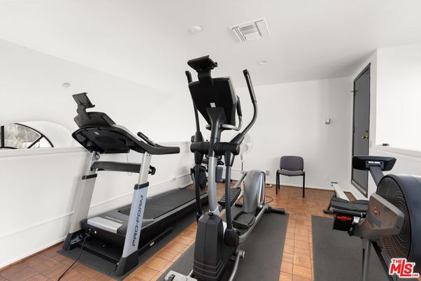 Fitness Equipment, Interior, Wood Texture Flooring