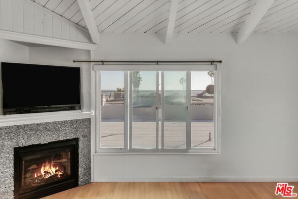 Fireplace, Interior, Wood Texture Flooring