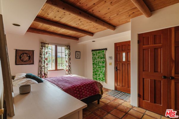 Bedroom, Interior, Wooden Beams, Wooden Ceilings