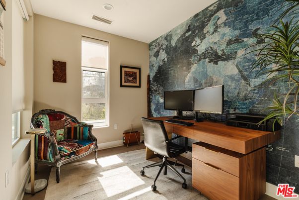 Home Office, Interior, Recessed Lighting