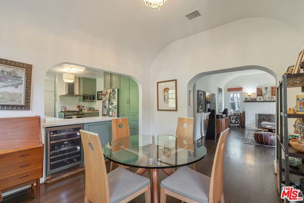 Dining room, Interior, Kitchen, Wood Texture Flooring