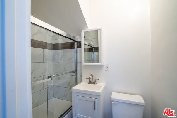 Bathroom, Glass Shower, Interior, Marble Walls