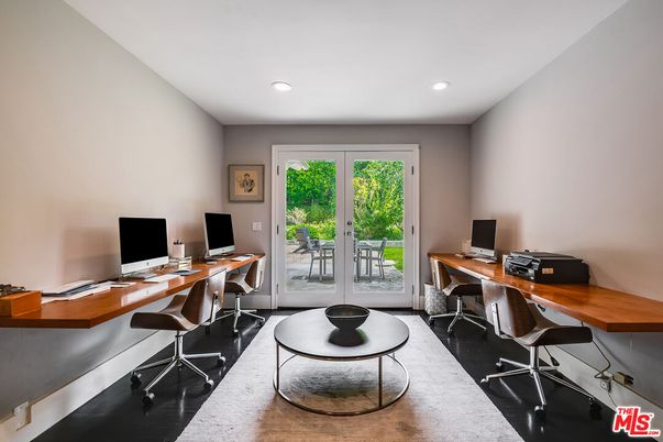 Home Office, Interior, Recessed Lighting