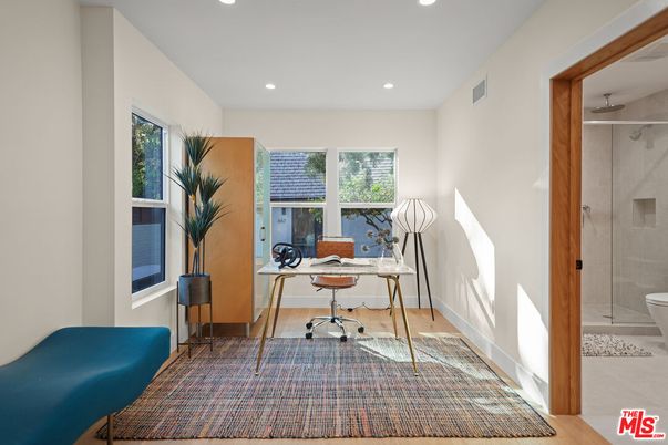 Home Office, Interior, Recessed Lighting