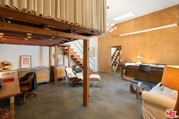 Home Office, Interior, Wooden Beams