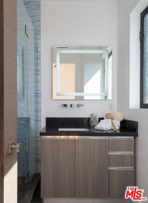 Bathroom, Dual Sink Vanities, Glass Shower, Interior