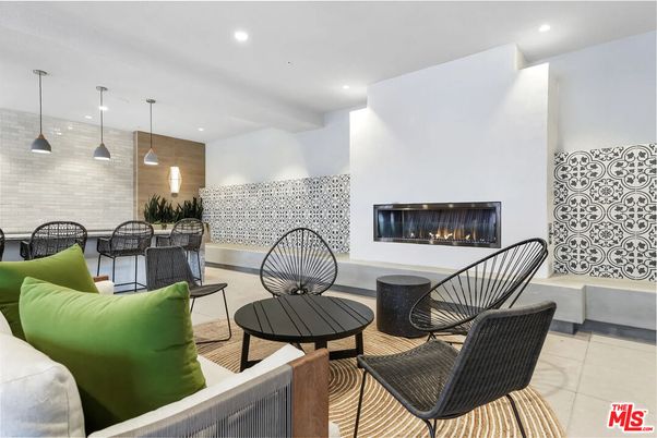 Dining room, Fireplace, Interior, Living room, Pendant Lights, Recessed Lighting