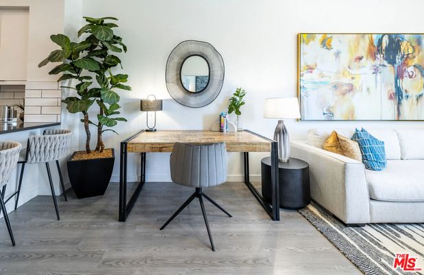 Home Office, Interior, Wood Texture Flooring