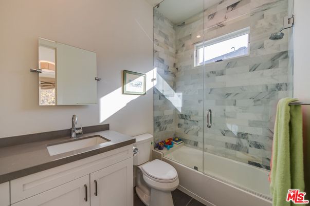 Bathroom, Glass Shower, Interior, Marble Walls