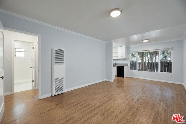Empty room, Interior, Kitchen, Wood Texture Flooring