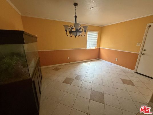 Chandelier, Empty room, Interior