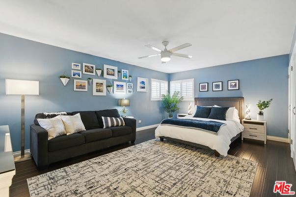 Bedroom, Interior, Wood Texture Flooring