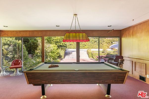 Billiard Table, Game Room, Interior, Pendant Lights, Recessed Lighting