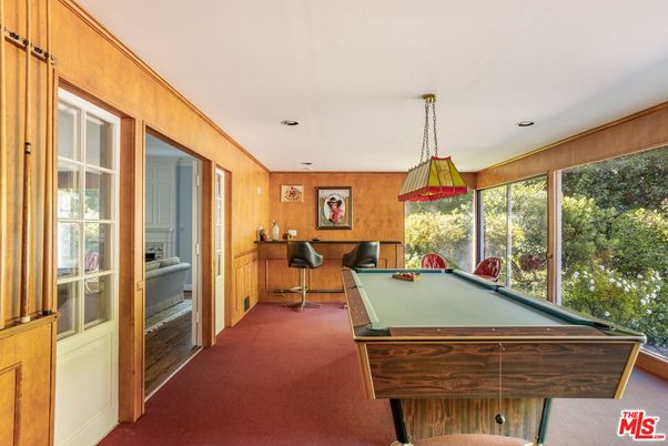 Billiard Table, Game Room, Interior, Pendant Lights, Recessed Lighting