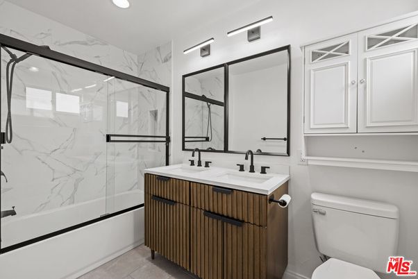 Bathroom, Glass Shower, Interior, Marble Walls, Recessed Lighting