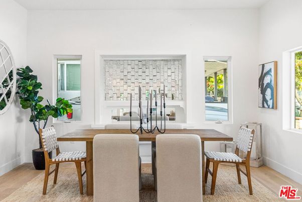 Dining room, Interior, Wood Texture Flooring