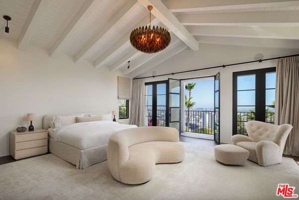 Bedroom, Chandelier, Interior