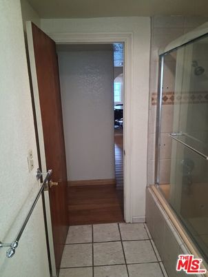 Bathroom, Glass Shower, Interior, Wood Texture Flooring