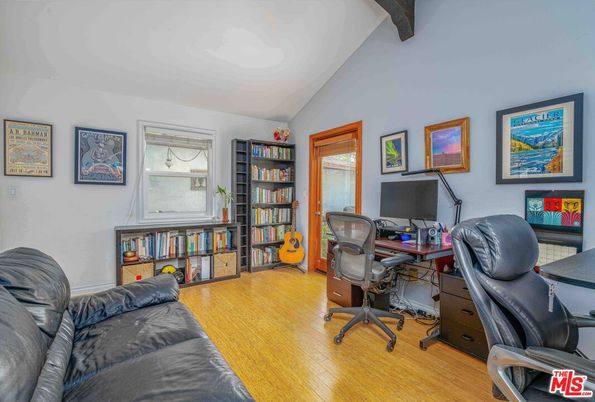 Home Office, Interior, Wooden Beams, Wood Texture Flooring