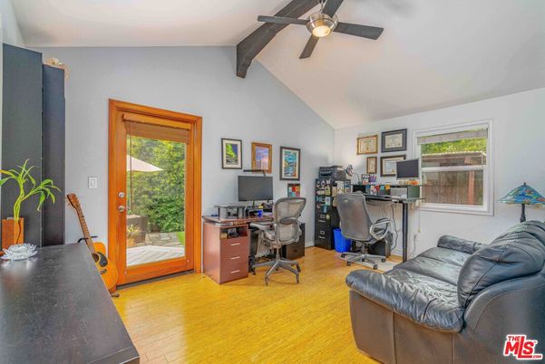 Home Office, Interior, Wooden Beams, Wood Texture Flooring