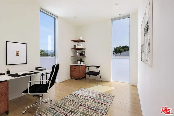 Home Office, Interior, Wood Texture Flooring