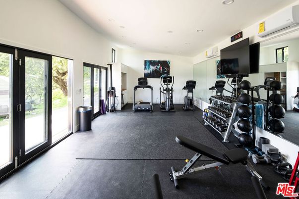 Fitness Equipment, Gym, Interior, Recessed Lighting