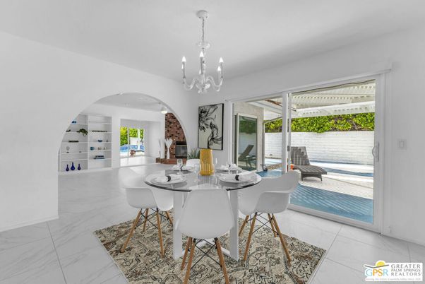 Chandelier, Dining room, Interior, Marble