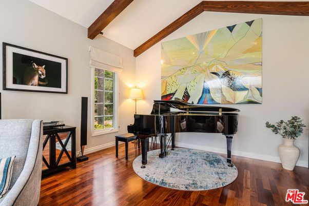 Interior, Piano, Wooden Beams, Wood Texture Flooring