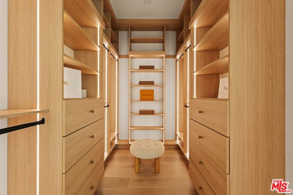 Interior, Walk-in Closets, Wood Texture Flooring