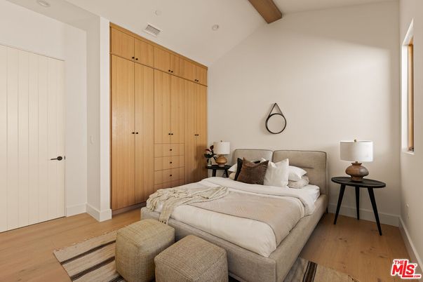 Bedroom, Interior, Wooden Beams, Wood Texture Flooring