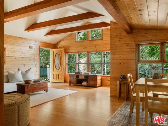 Dining room, Interior, Wooden Beams, Wooden Ceilings, Wood Texture Flooring, Wooden Walls