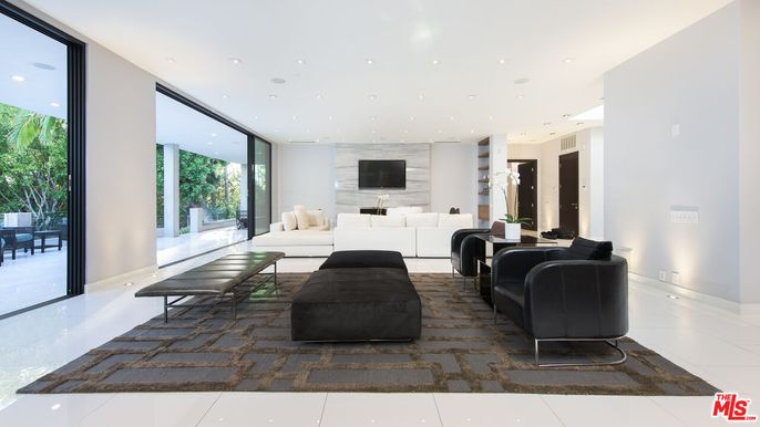 Interior, Living room, Recessed Lighting