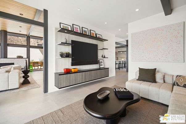 Interior, Living room, Recessed Lighting