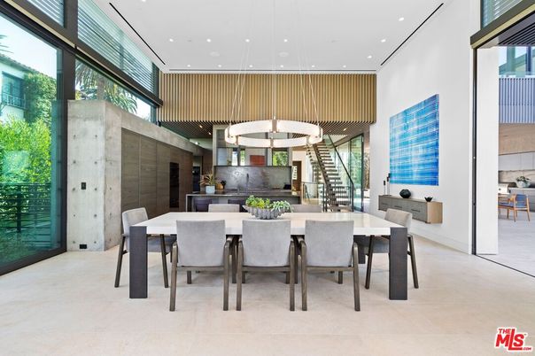 Dining room, Interior, Pendant Lights, Recessed Lighting