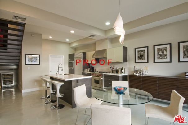 Dining room, Interior, Kitchen, Pendant Lights, Recessed Lighting, Stainless Steel Appliances