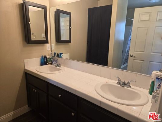 Bathroom, Dual Sink Vanities, Interior, Tile Countertops